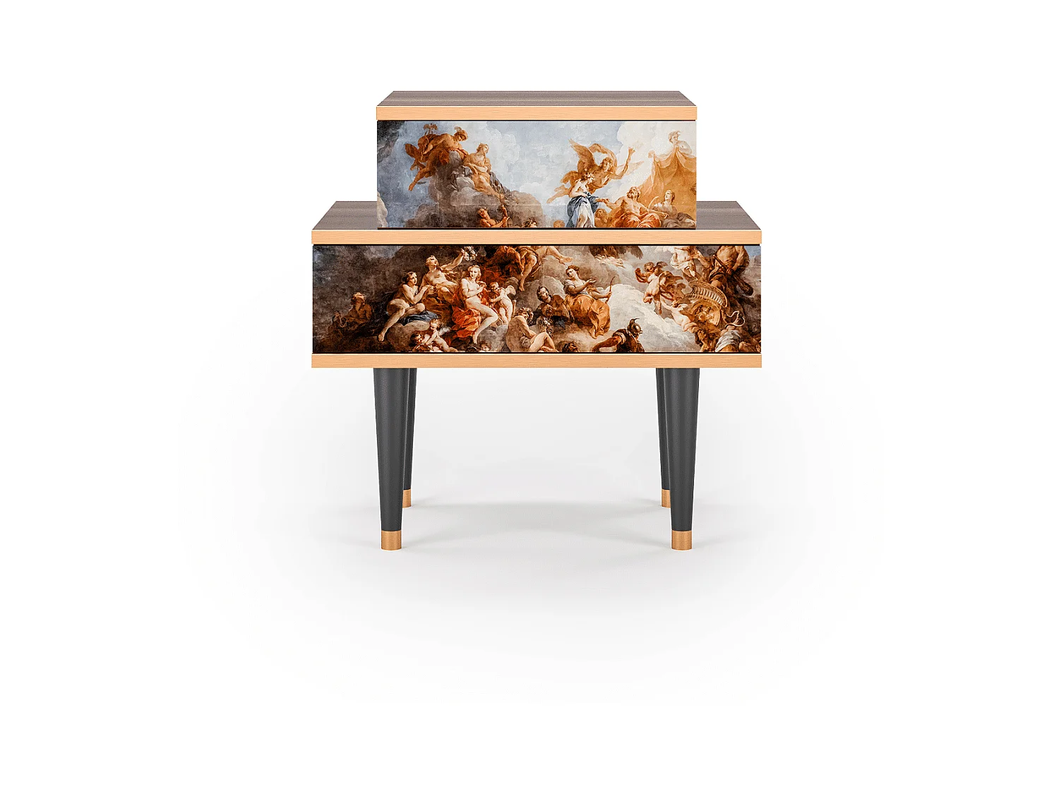 Nachttisch - 58х58х41 cm - NS1 - Versailles, Walnuss