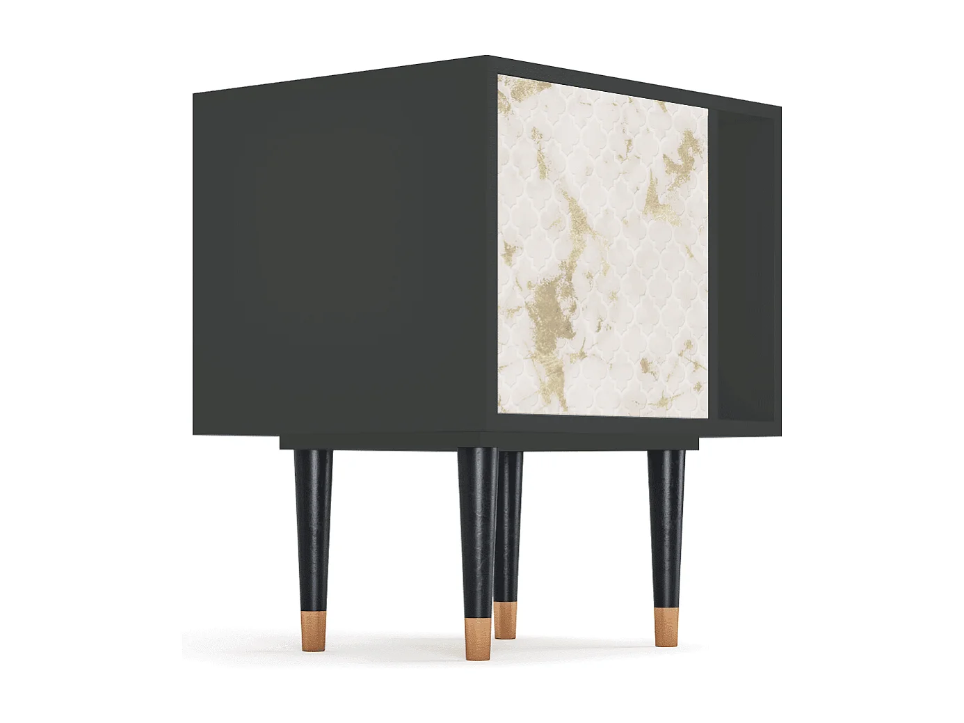 Table de nuit - 57х69х48 cm - S2 - Sahara desert, Anthracite