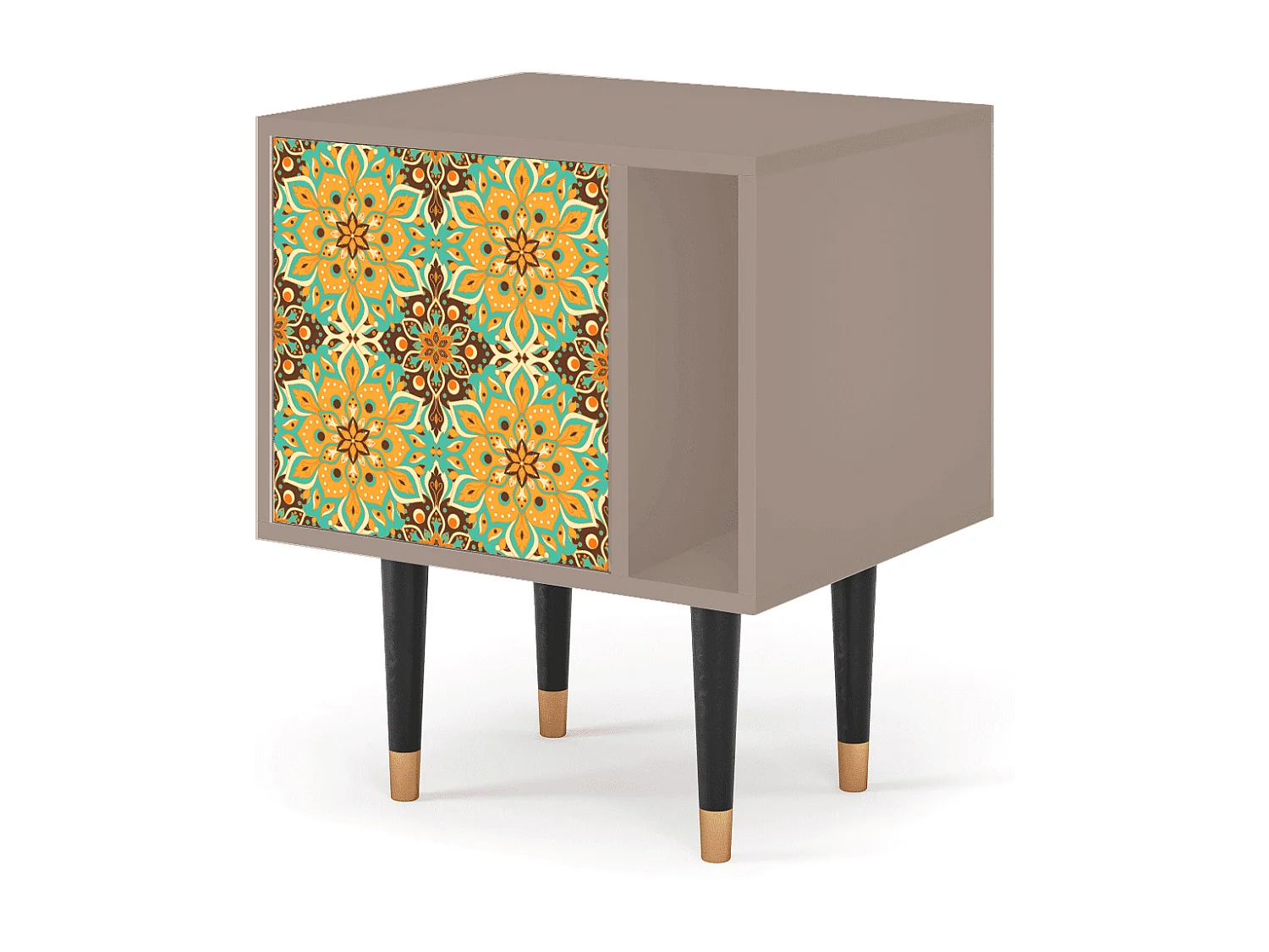 Comodino - 57х69х48 cm - S2 - Indian Spices, Latte