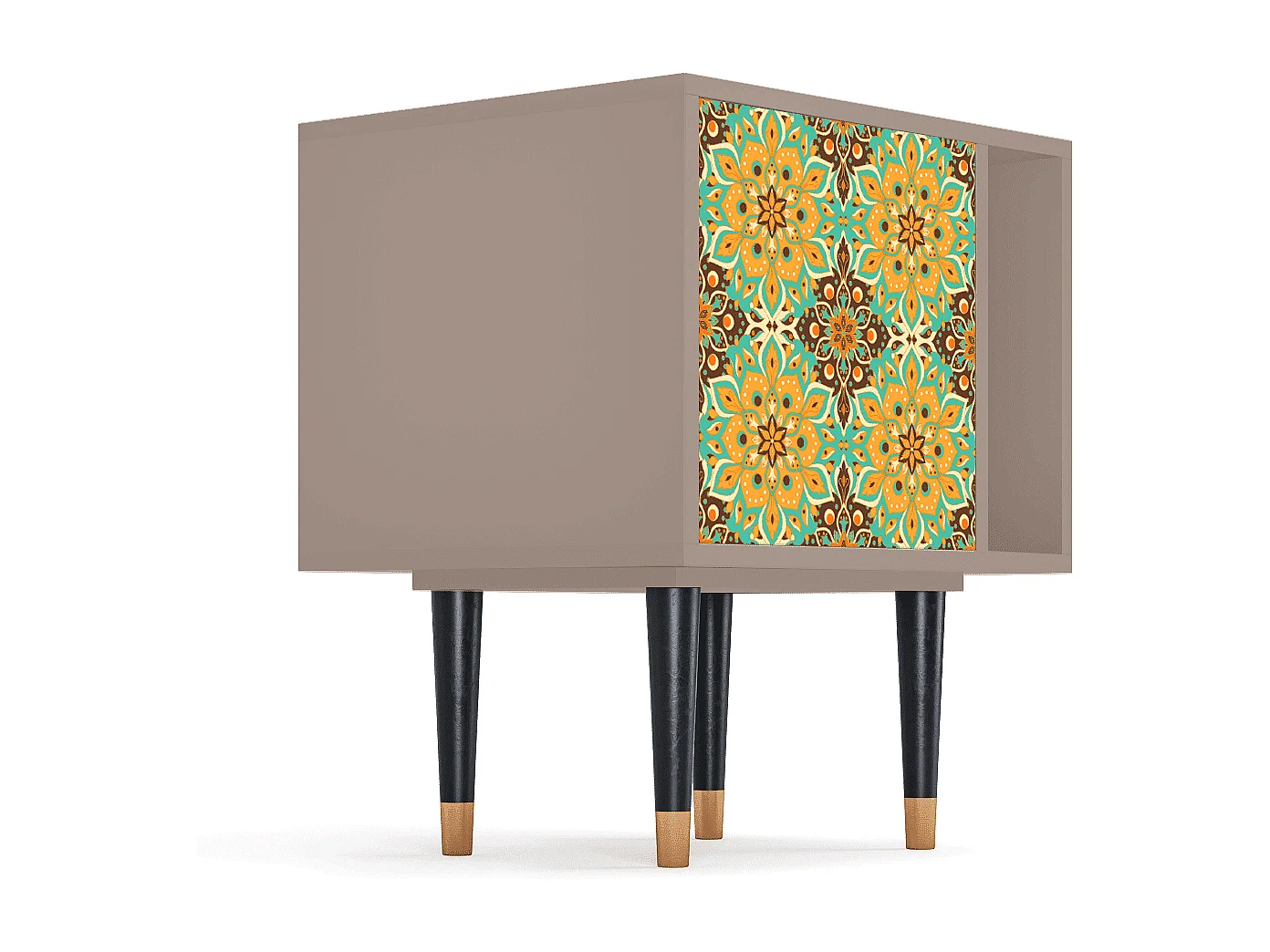 Comodino - 57х69х48 cm - S2 - Indian Spices, Latte