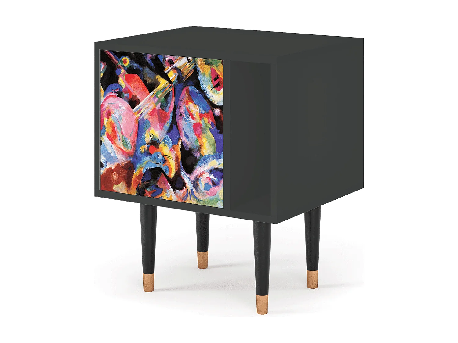 Nachtkastje - 57х69х48 cm - S2 - Kandinsky, Antraciet