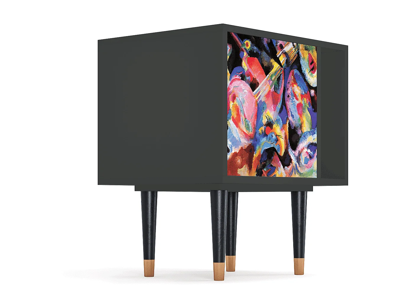 Nachtkastje - 57х69х48 cm - S2 - Kandinsky, Antraciet