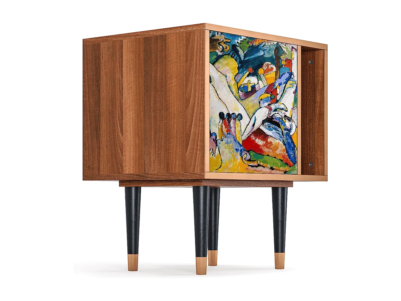 Nachtkastje - 57х69х48 cm - S2 - Improvisation 26  , Walnoot