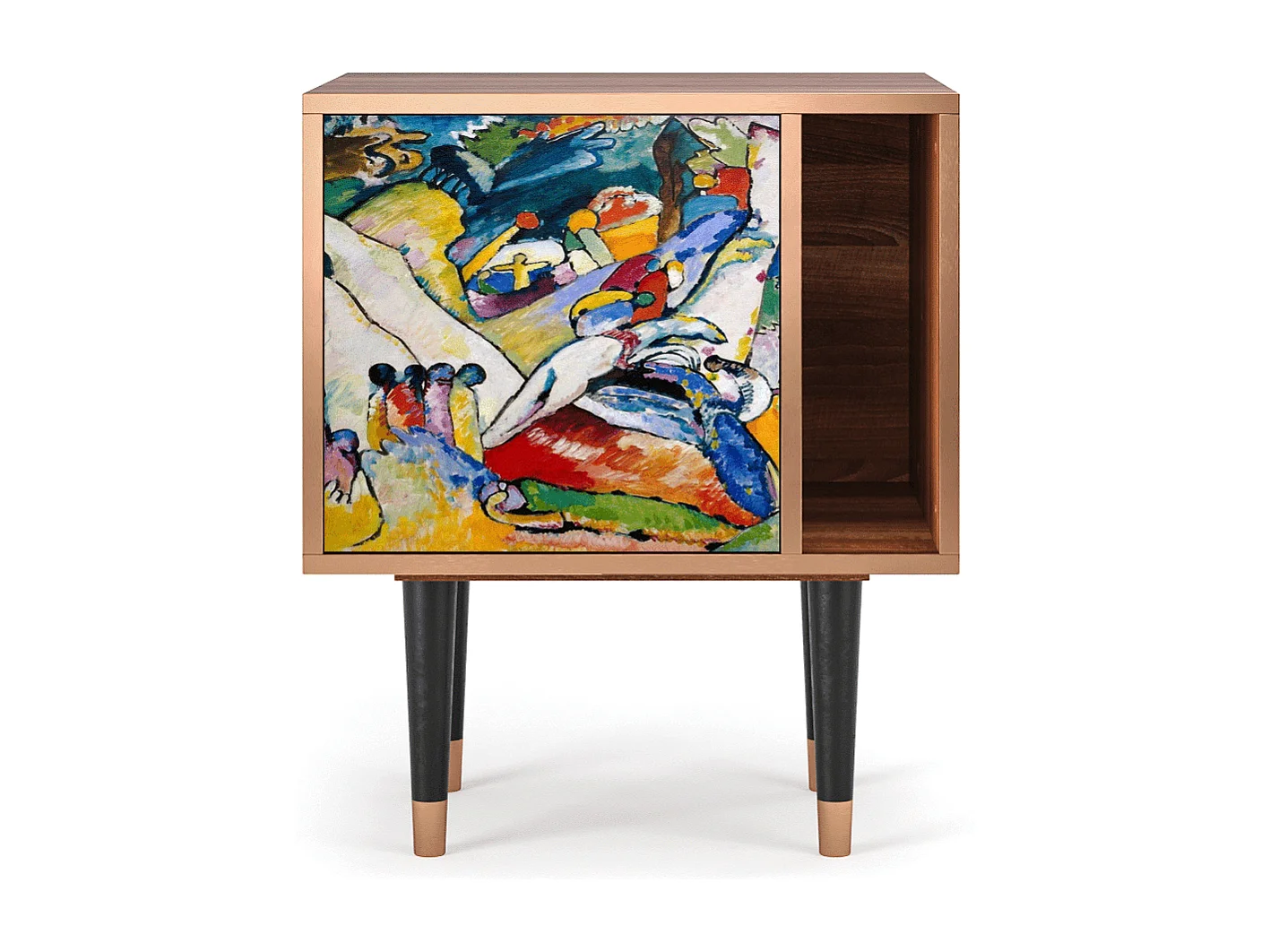 Table de nuit - 57х69х48 cm - S2 - Improvisation 26  , Noyer