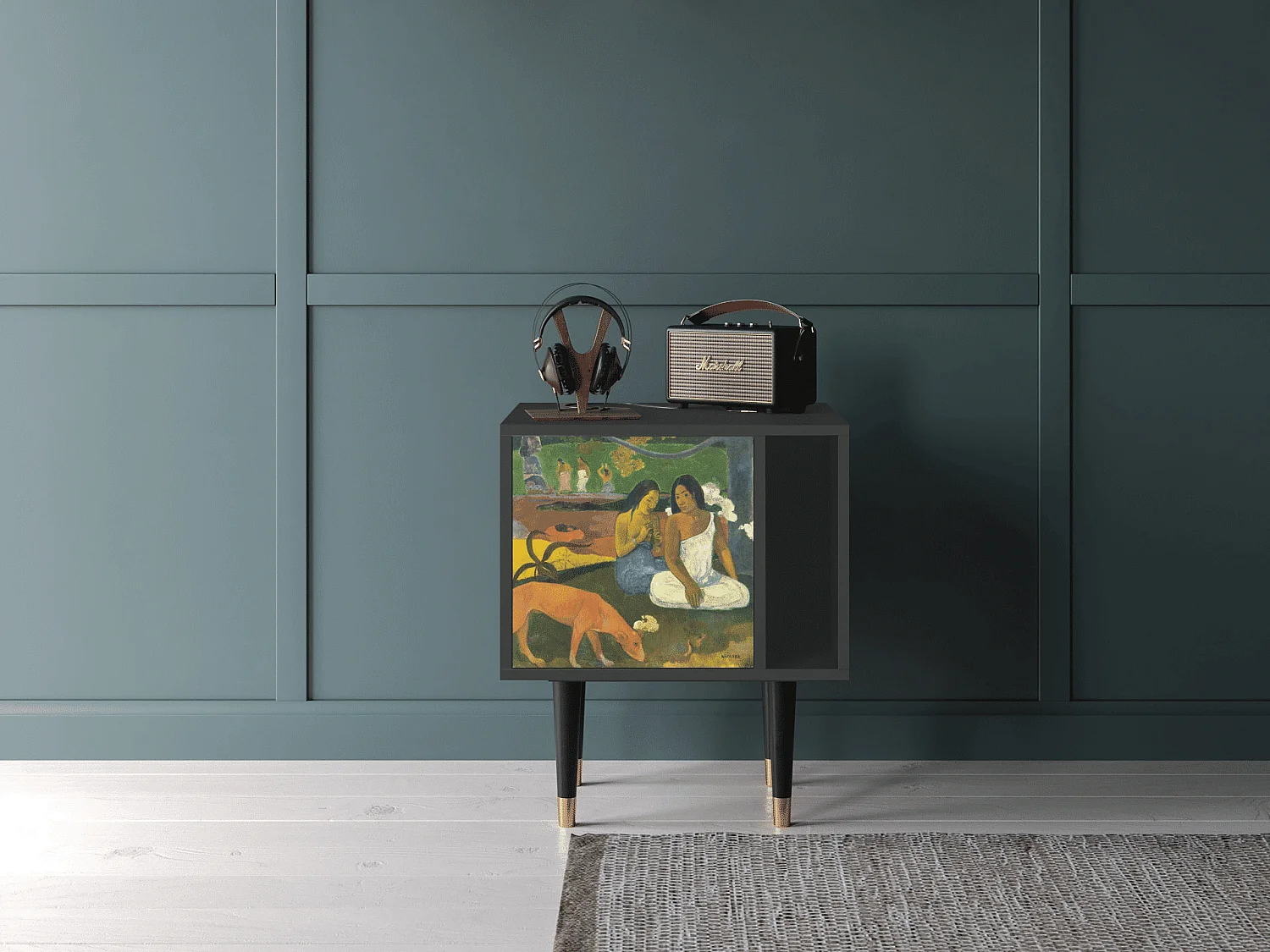 Nachtkastje - 57х69х48 cm - S2 - Arearea , Antraciet