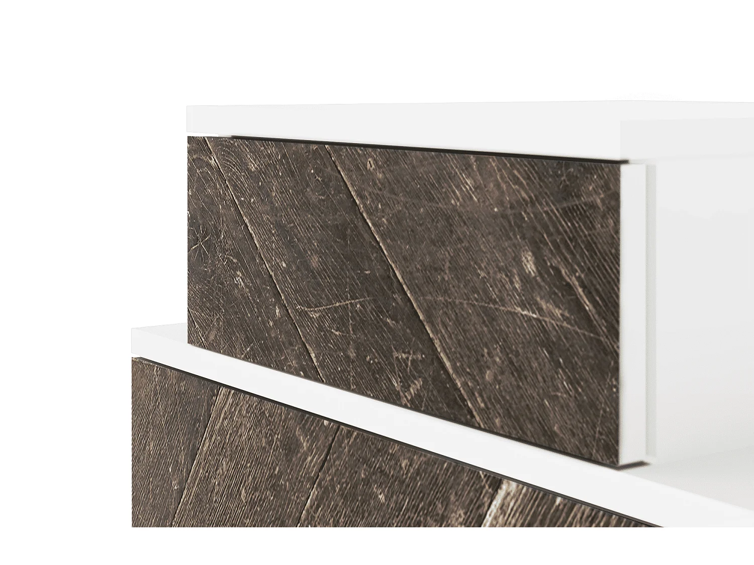 Table de nuit - 58х58х41 cm - NS1 - Wise Tree, Blanc