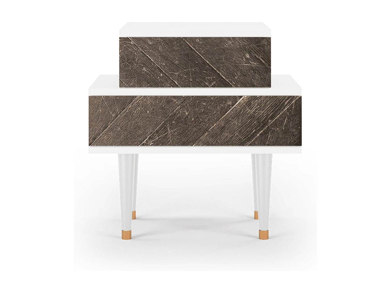 Nachtkastje - 58х58х41 cm - NS1 - Wise Tree, Wit