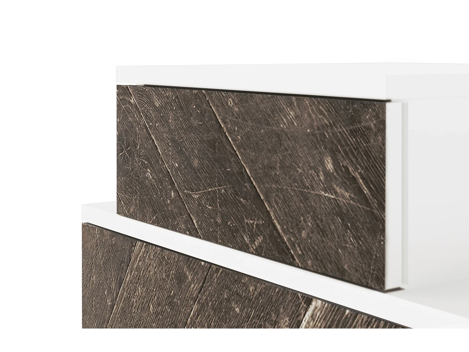 Nachtkastje - 58х58х41 cm - NS1 - Wise Tree, Wit