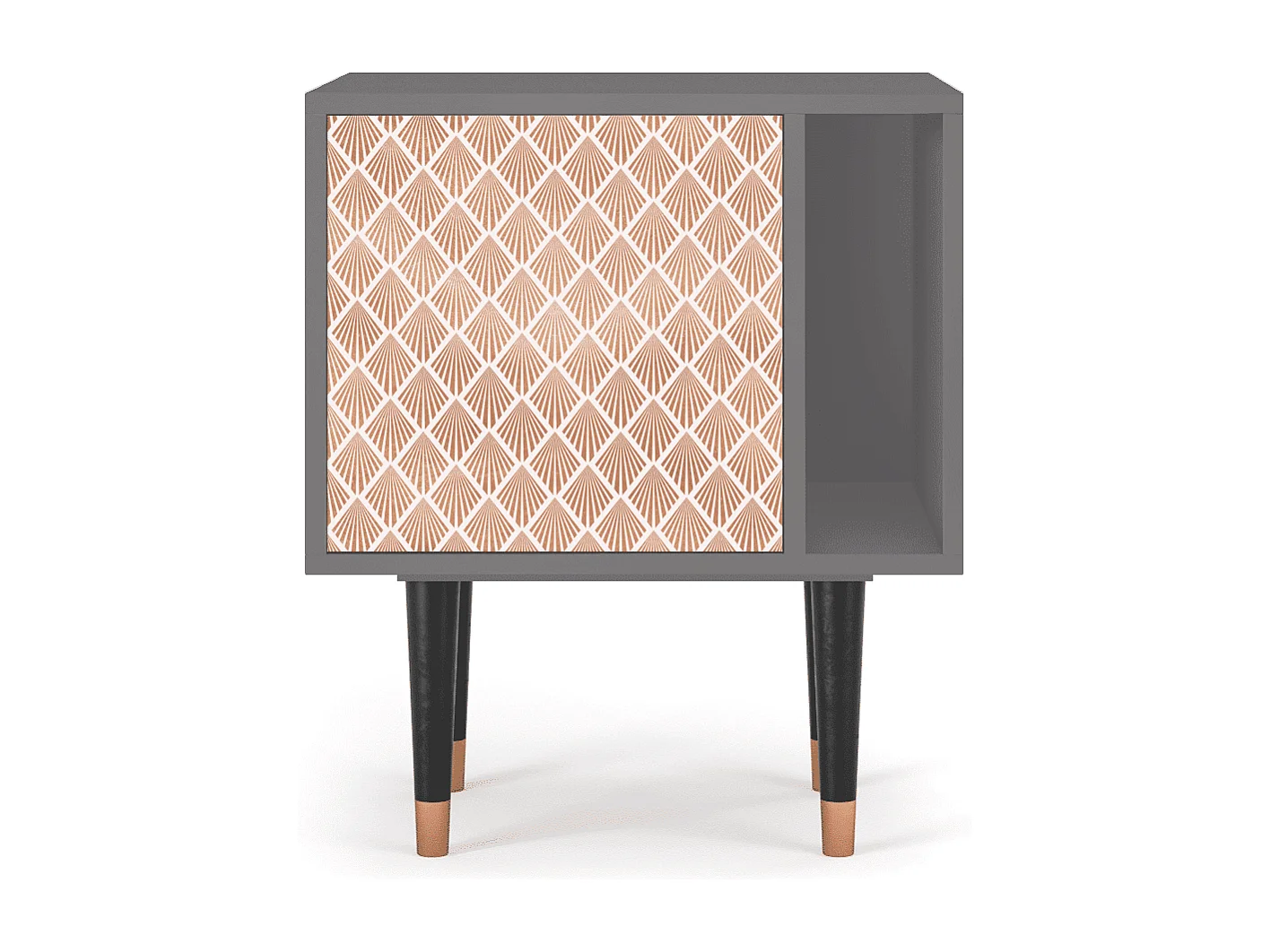 Nachttisch - 57х69х48 cm - S2 - Pastel Sunrise, Grau