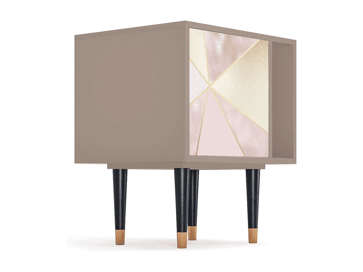 Mesita de noche - 57х69х48 cm - S2 - Cosmopolitan Diva, Latte