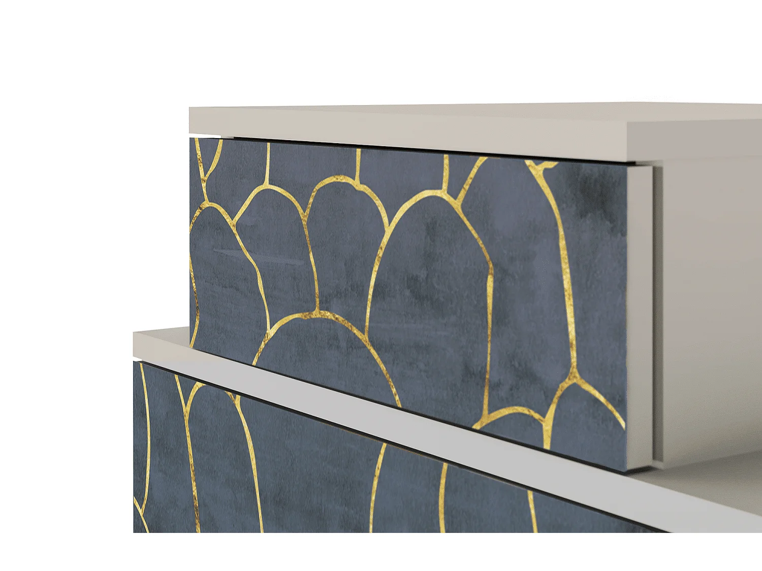 Table de nuit - 58х58х41 cm - NS1 - Blue Lagoon, Sable