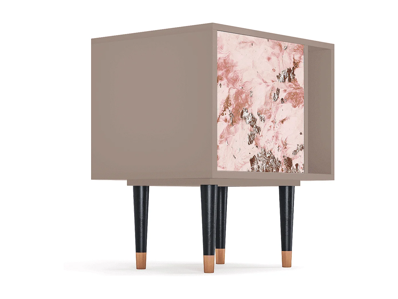 Table de nuit - 57х69х48 cm - S2 - Cotton Candy, Latte