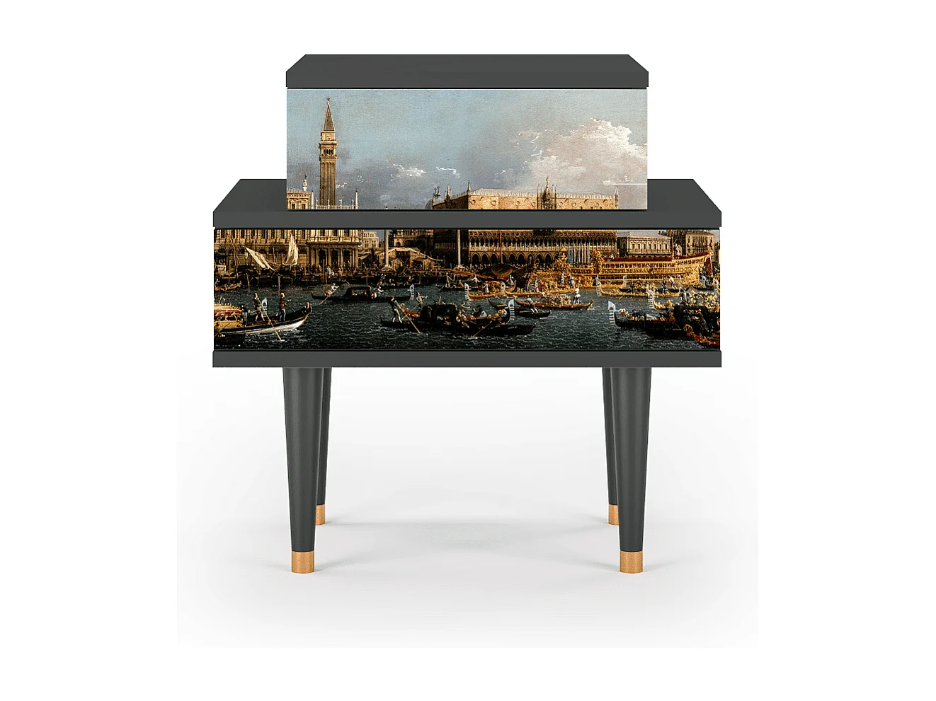 Nachttisch - 58х58х41 cm - NS1 - The Bucintoro, Anthrazit