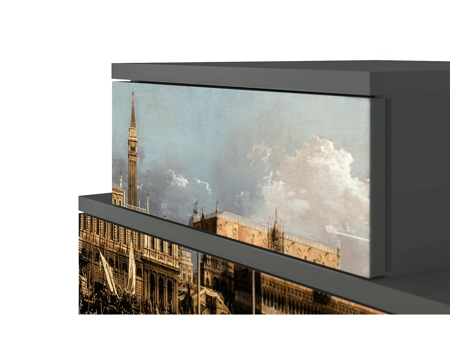 Nachttisch - 58х58х41 cm - NS1 - The Bucintoro, Anthrazit