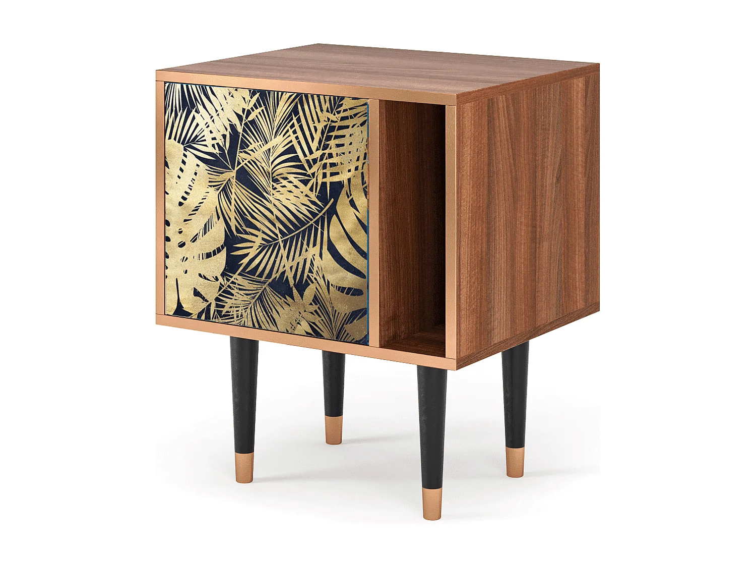 Table de nuit - 57х69х48 cm - S2 - Jungle Vibes, Noyer