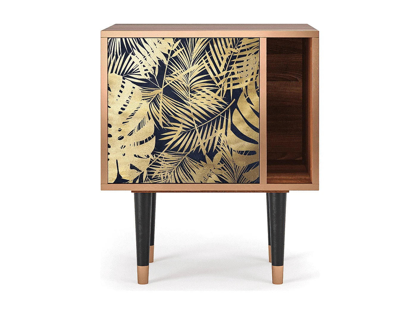 Nachtkastje - 57х69х48 cm - S2 - Jungle Vibes, Walnoot