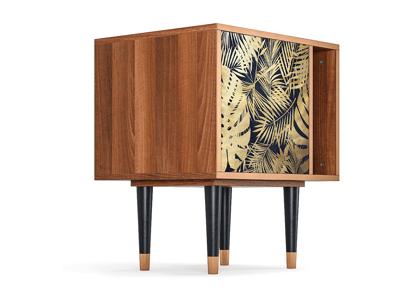 Nachtkastje - 57х69х48 cm - S2 - Jungle Vibes, Walnoot