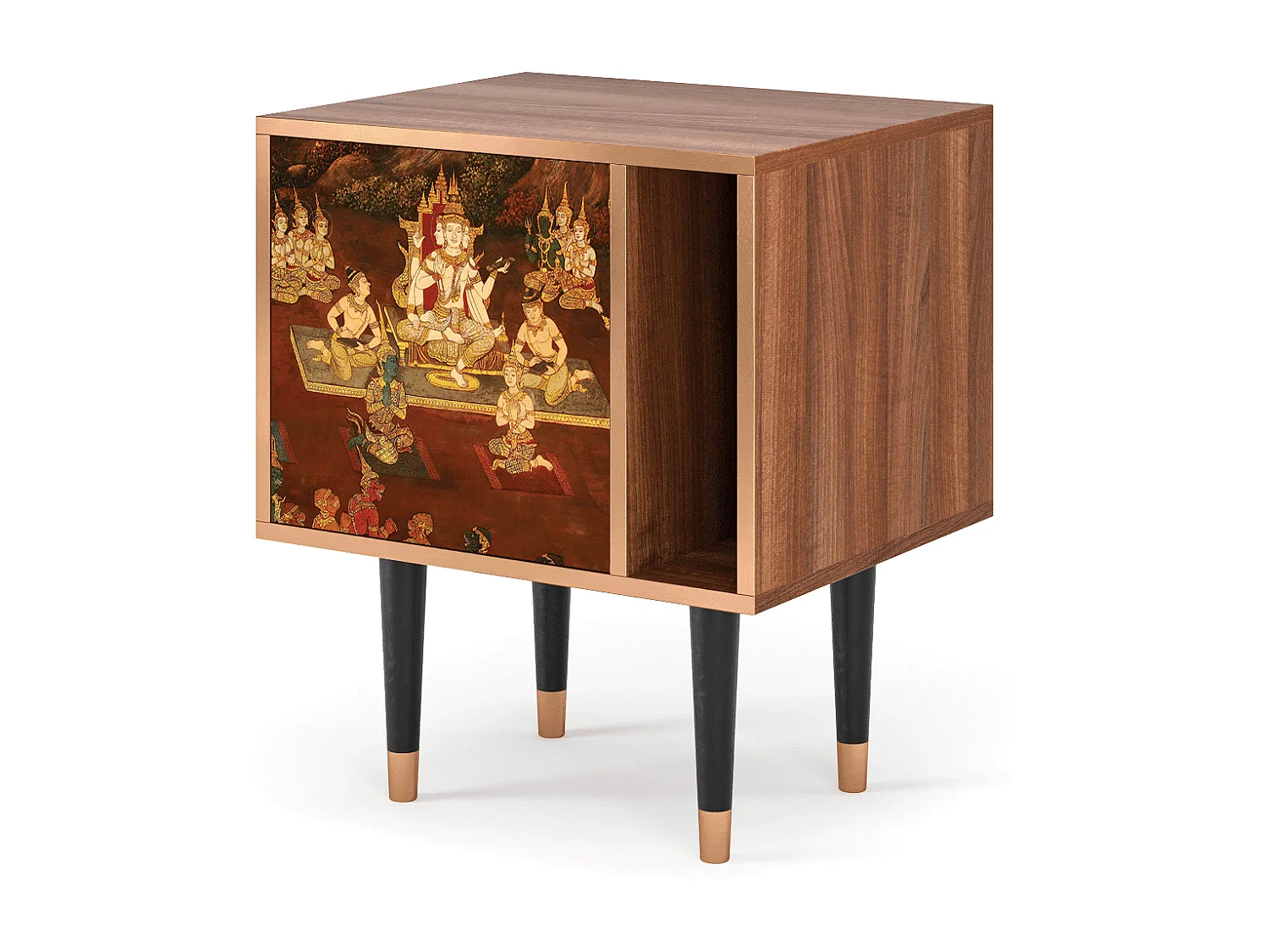 Table de nuit - 57х69х48 cm - S2 - Malyavan, Noyer