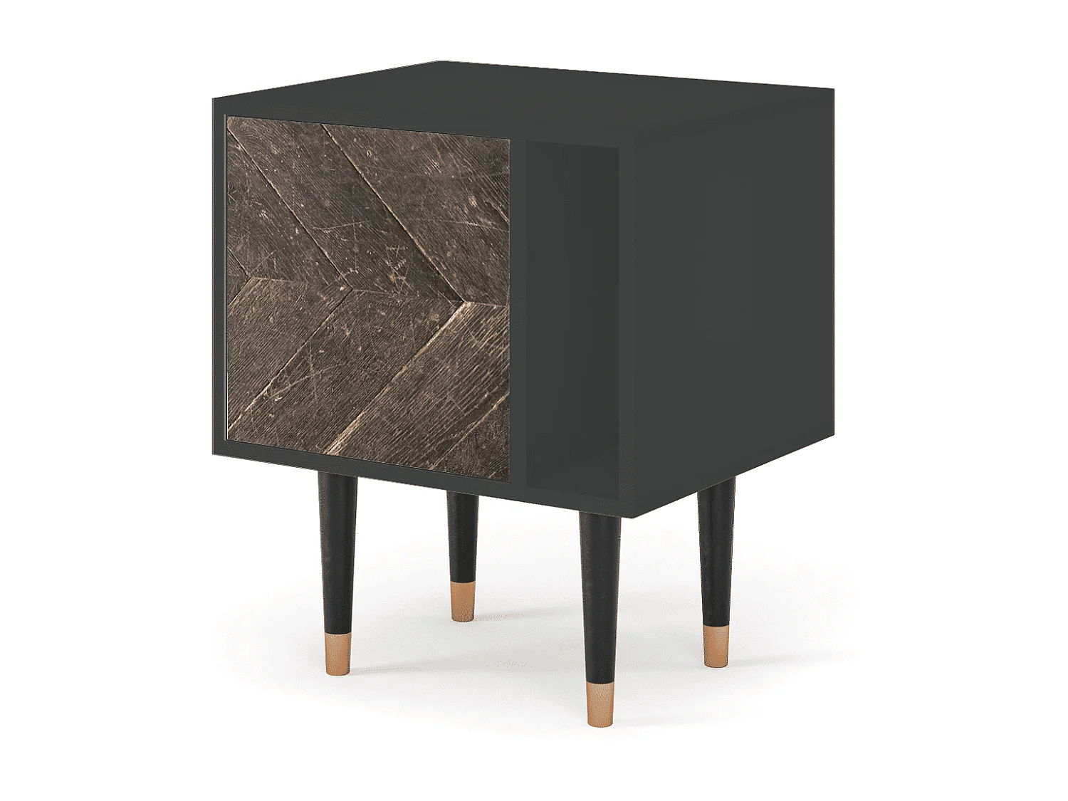 Table de nuit - 57х69х48 cm - S2 - Wise Tree, Anthracite