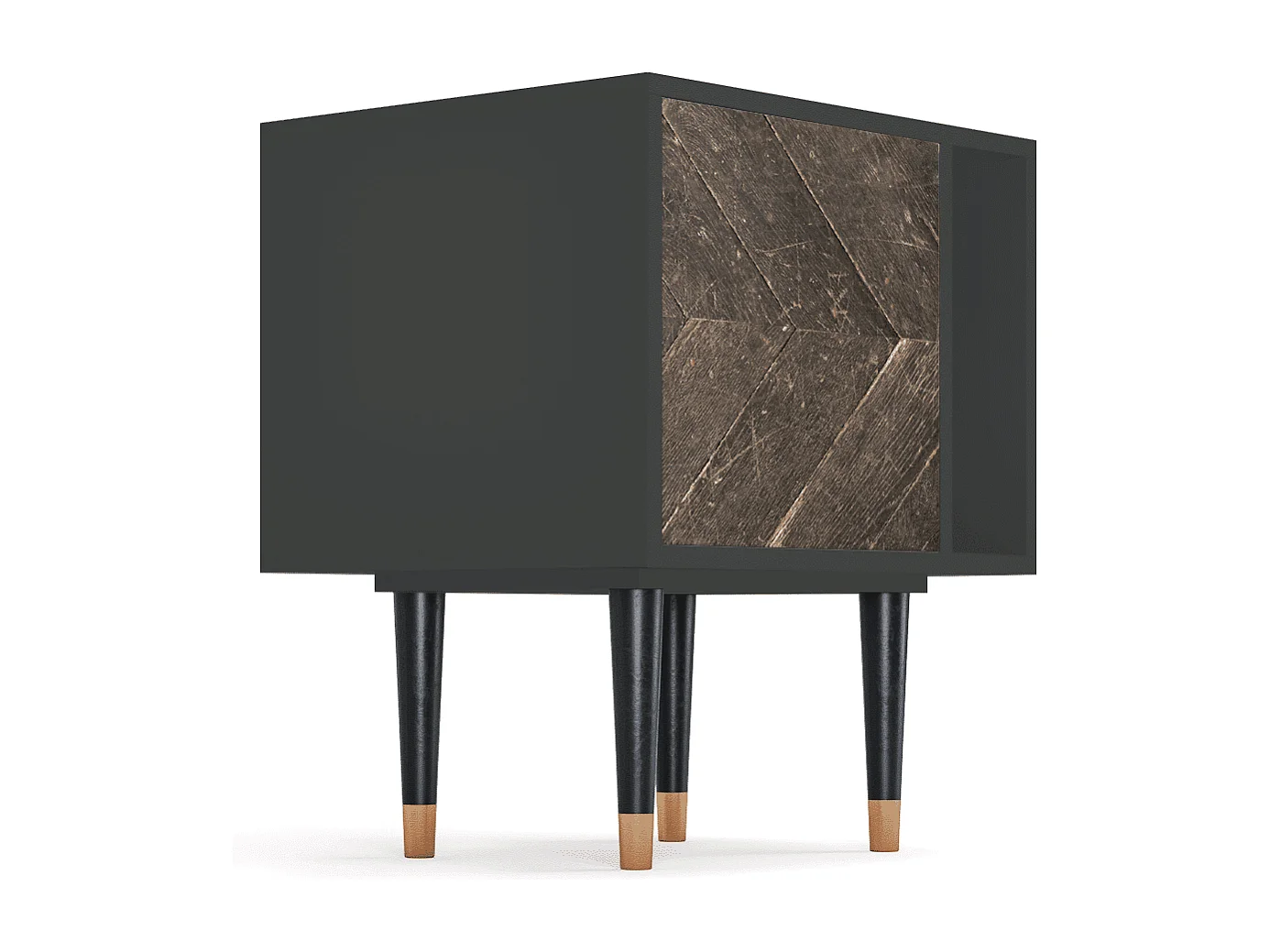 Table de nuit - 57х69х48 cm - S2 - Wise Tree, Anthracite