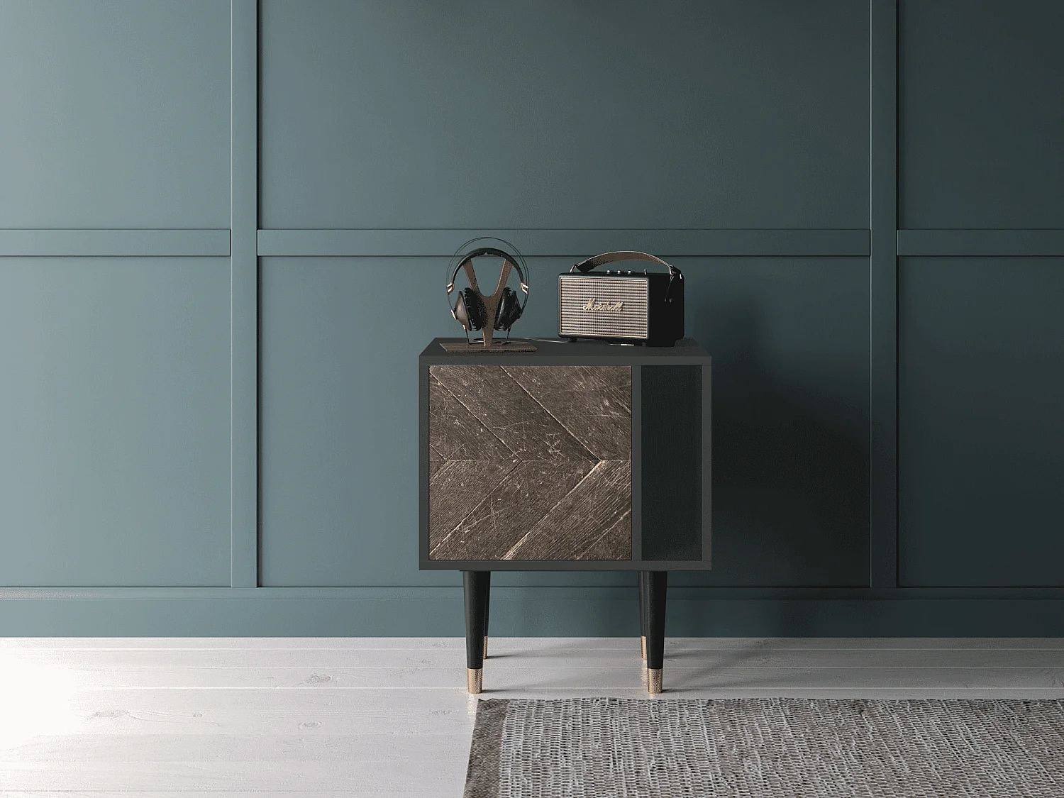 Comodino - 57х69х48 cm - S2 - Wise Tree, Antracite