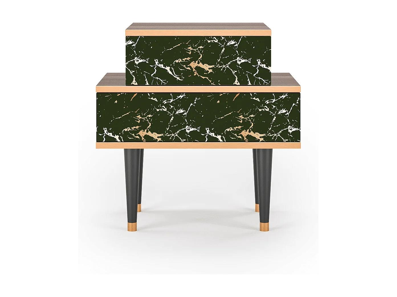 Nachtkastje - 58х58х41 cm - NS1 - Amazon Forest, Walnoot