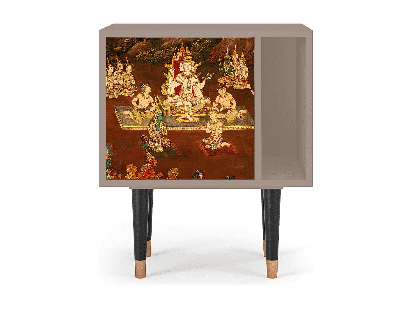 Table de nuit - 57х69х48 cm - S2 - Malyavan, Latte