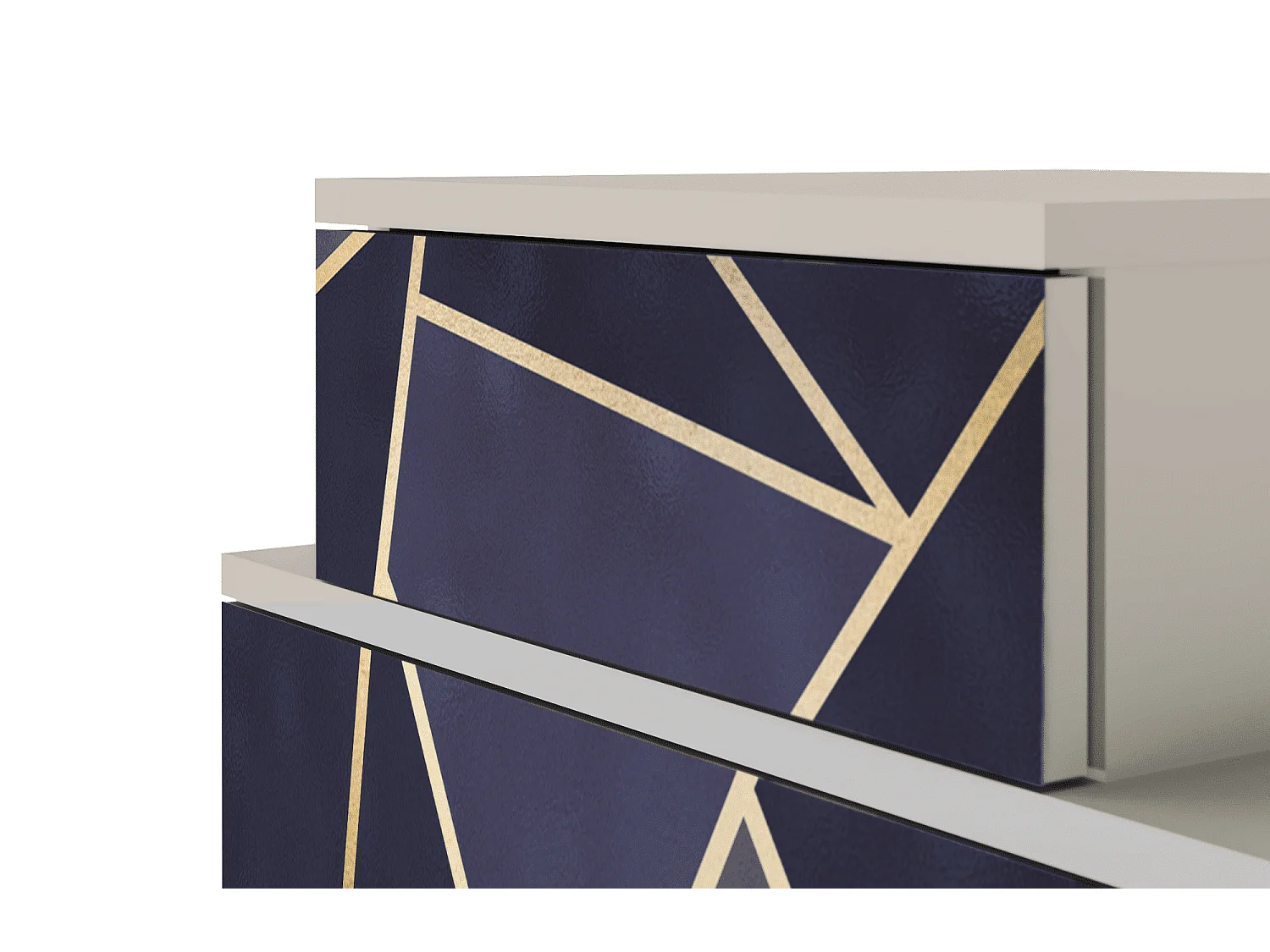 Table de nuit - 58х58х41 cm - NS1 - The Amethyst, Sable