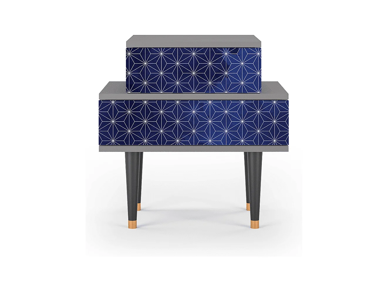 Nachttisch - 58х58х41 cm - NS1 - Milky Way, Grau