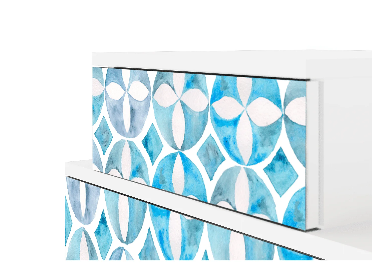 Table de nuit - 58х58х41 cm - NS1 - Porto Mood, Blanc