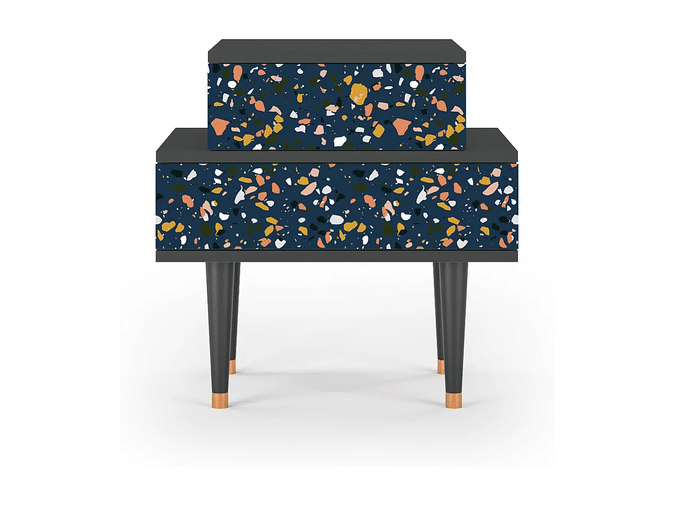 Table de nuit - 58х58х41 cm - NS1 - Night Sky Langhterns, Anthracite
