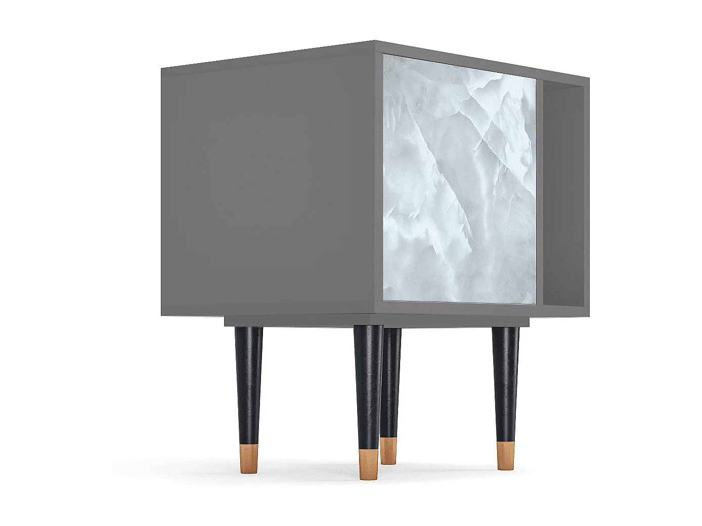 Nachttisch - 57х69х48 cm - S2 - The Onyx, Grau