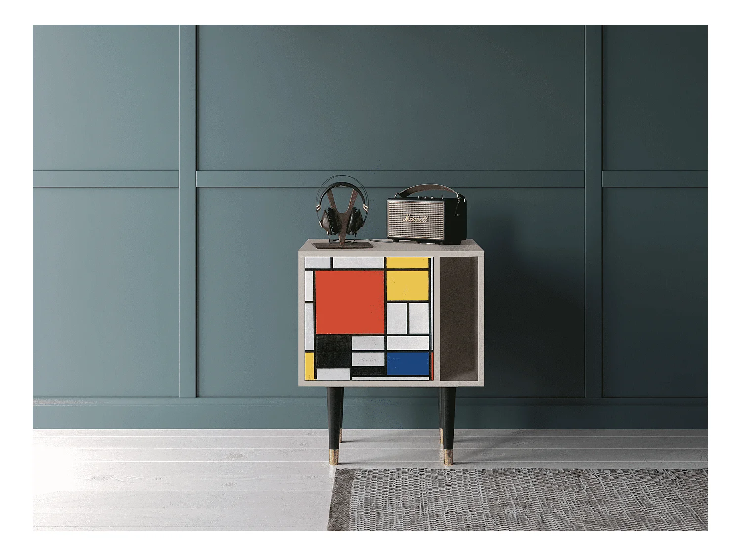 Table de nuit - 57х69х48 cm - S2 - Composition, Sable