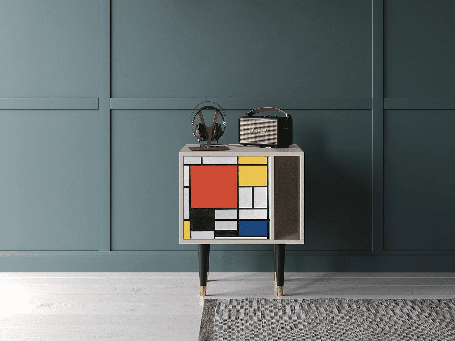 Table de nuit - 57х69х48 cm - S2 - Composition, Sable