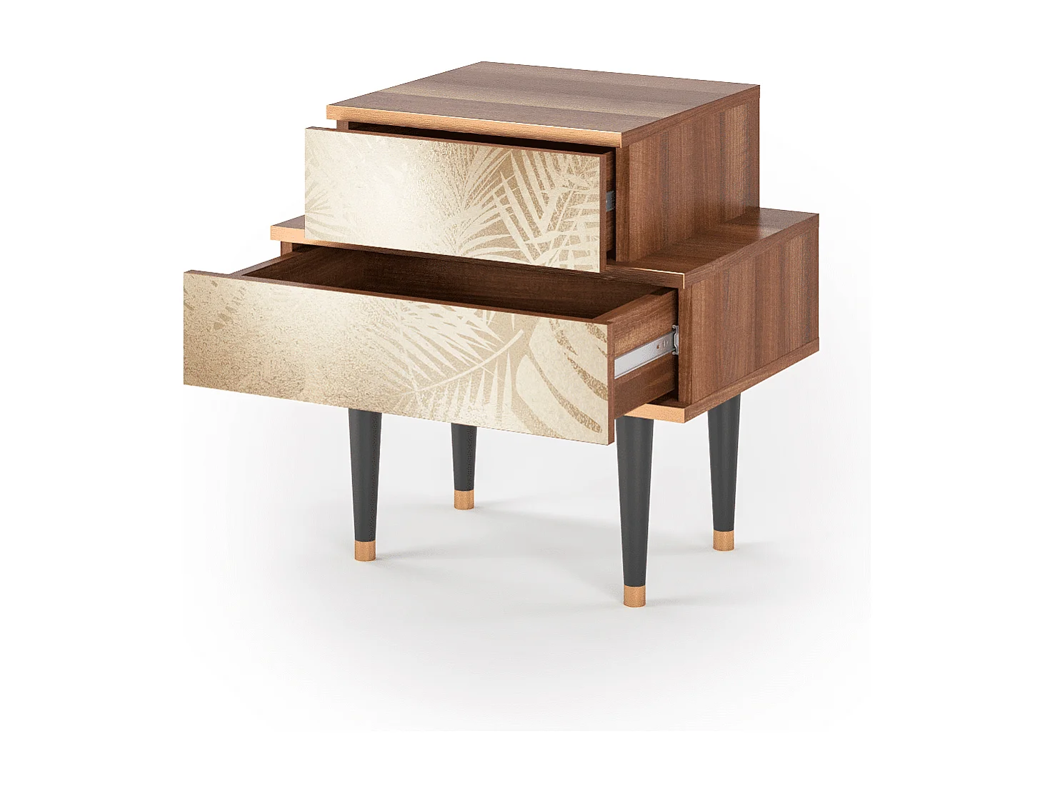 Table de nuit - 58х58х41 cm - NS1 - Plant of the Dessert, Noyer