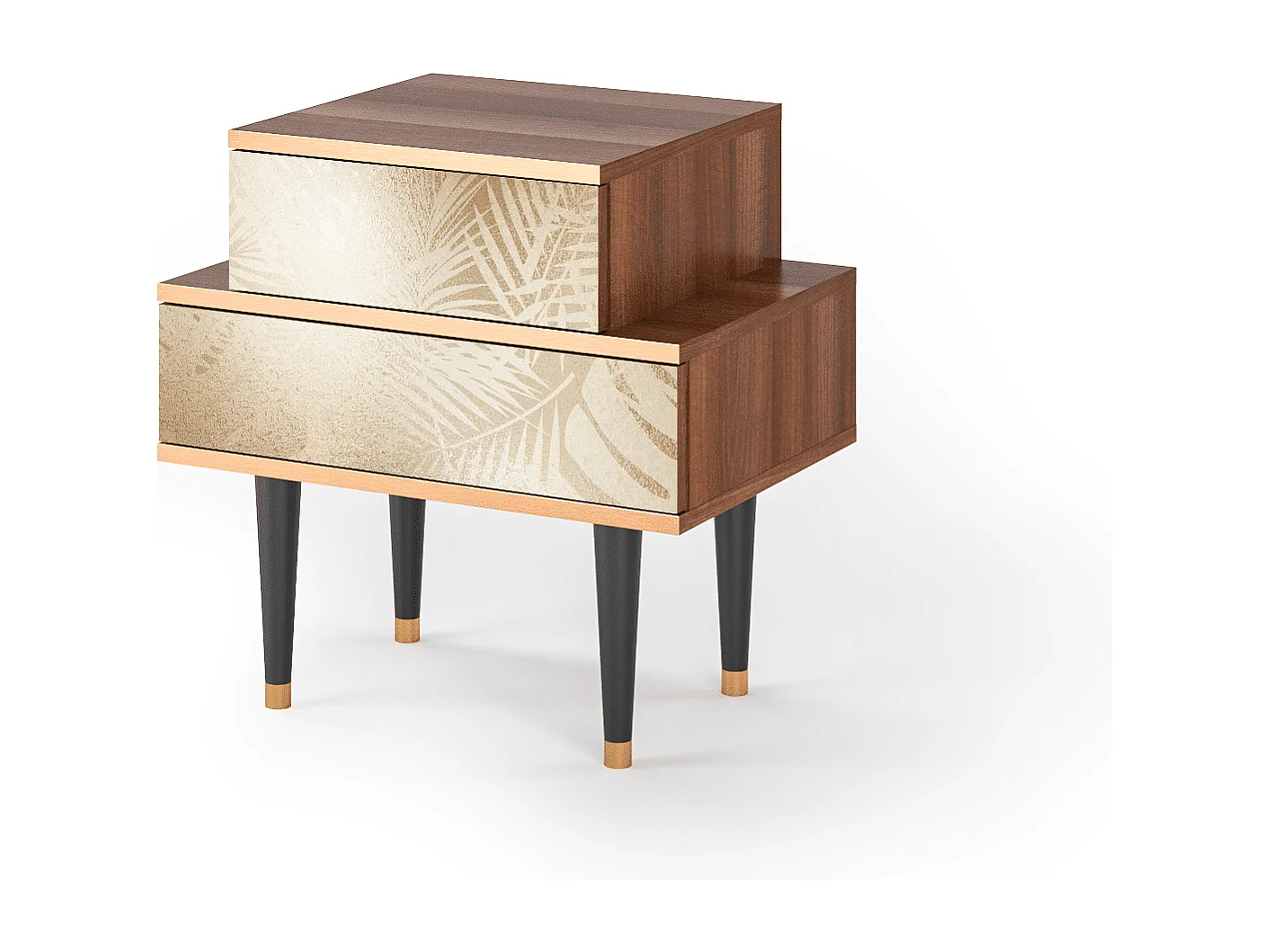 Table de nuit - 58х58х41 cm - NS1 - Plant of the Dessert, Noyer