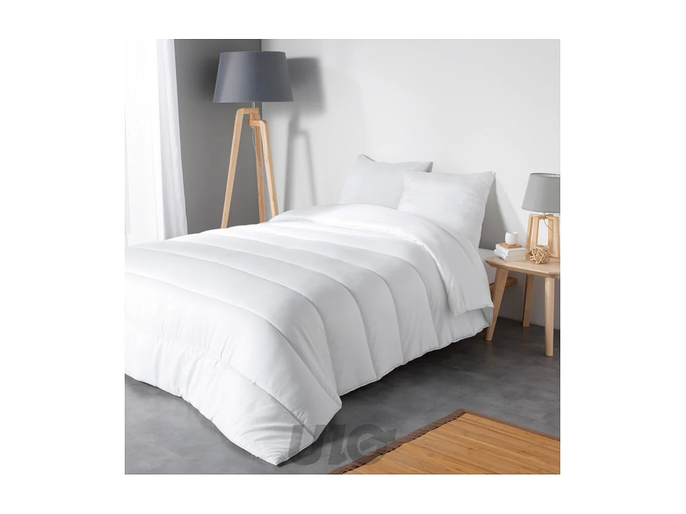 Almohada Confort Blanco 50x70cm Poliéster Lavable en Lavadora