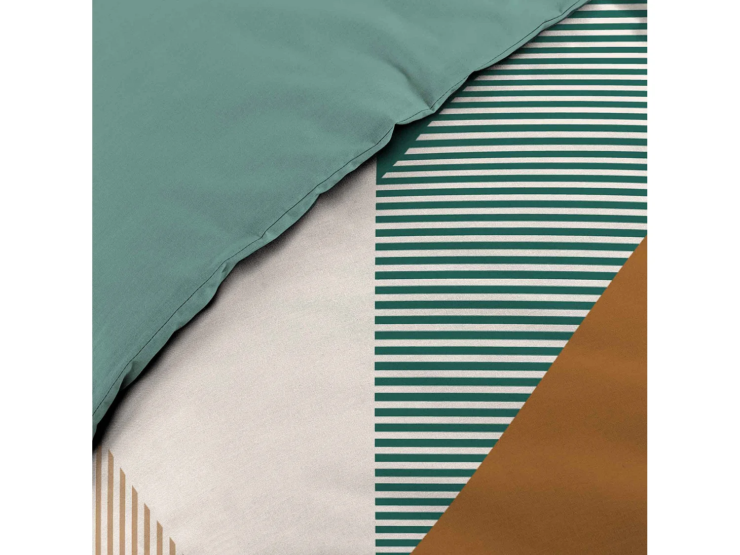 Parure housse couette 240 x 220 cm Graphic Malona