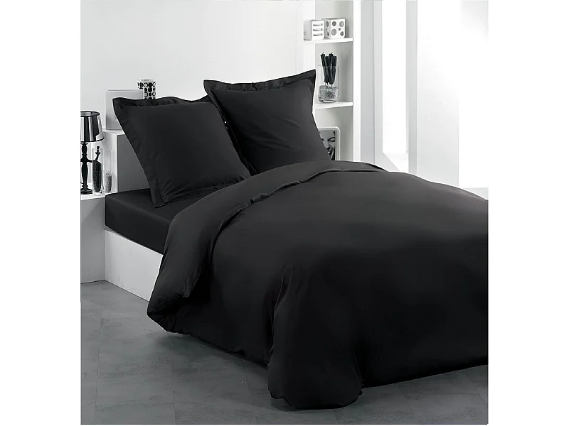 Housse de Couette "Lina" 240x220cm Charbon