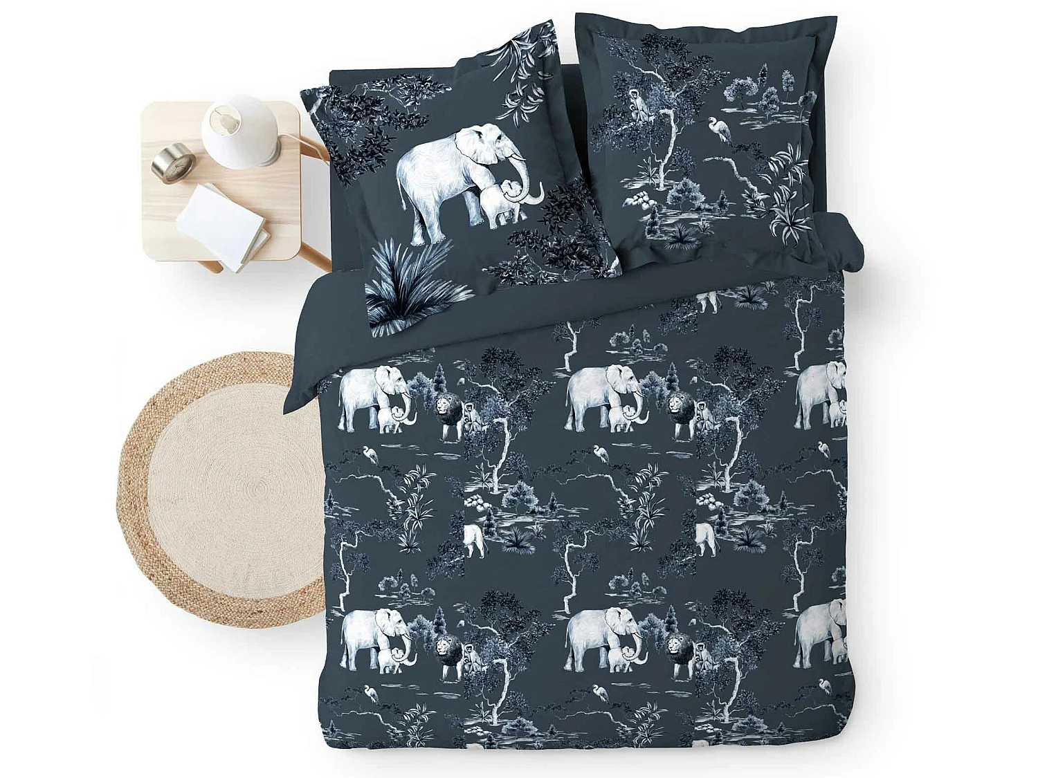Parure housse couette + Taies Zambie