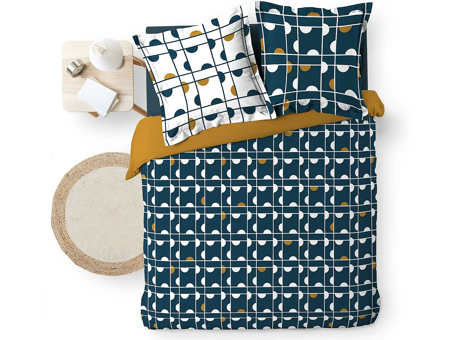 Parure housse couette 240x220 cm Géo-Cabi