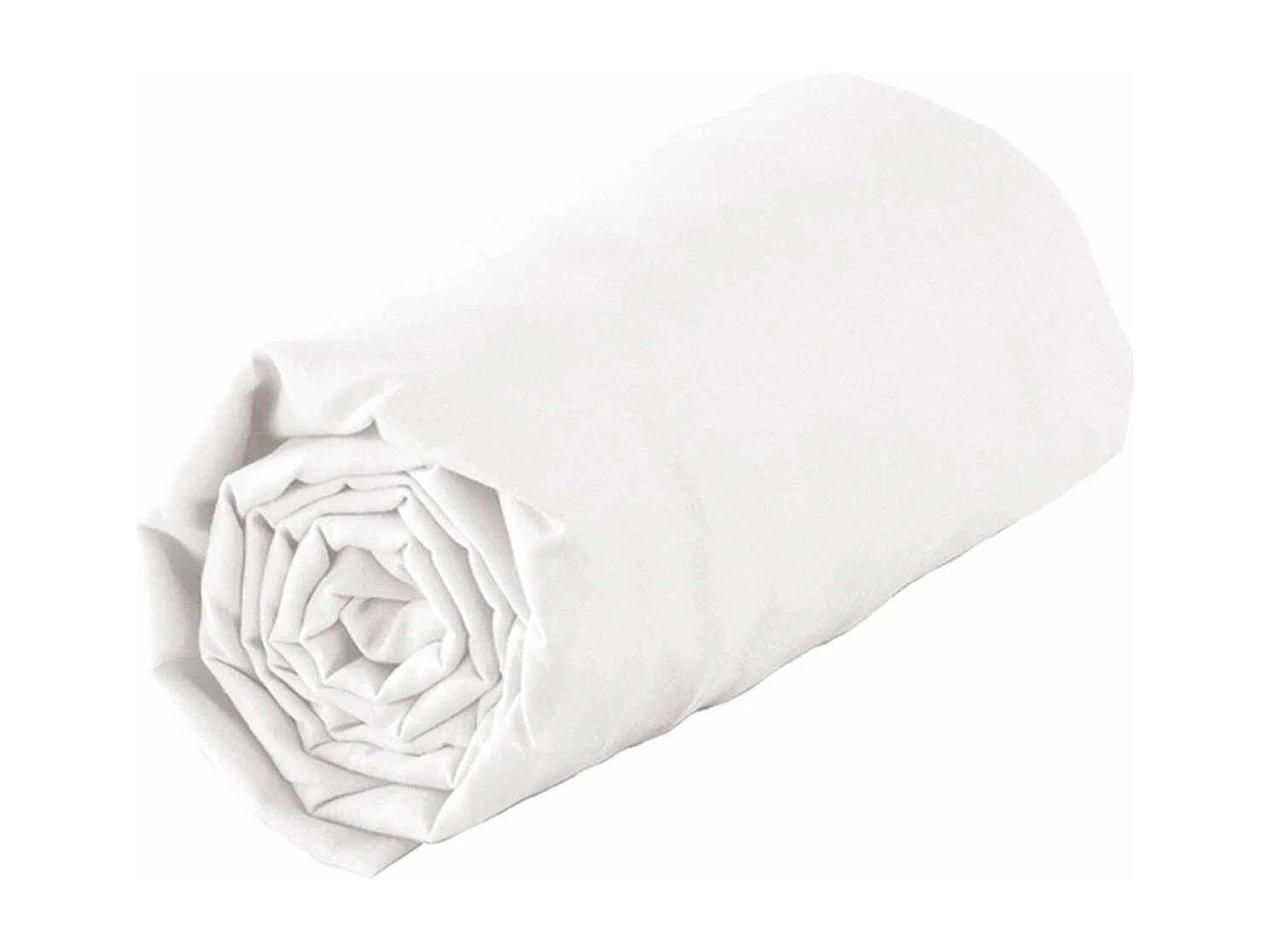 Drap Housse "Lina" 140x190cm Blanc