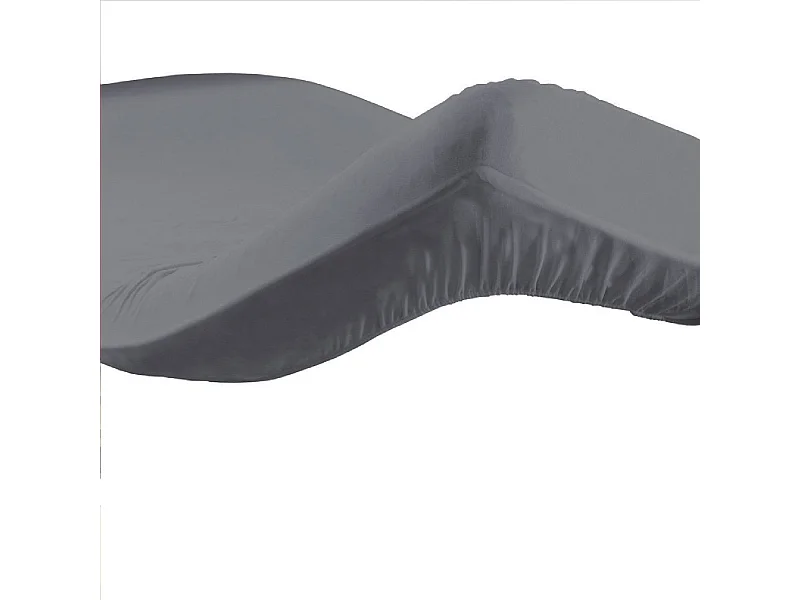 Drap Housse "Lina" 140x190cm Gris