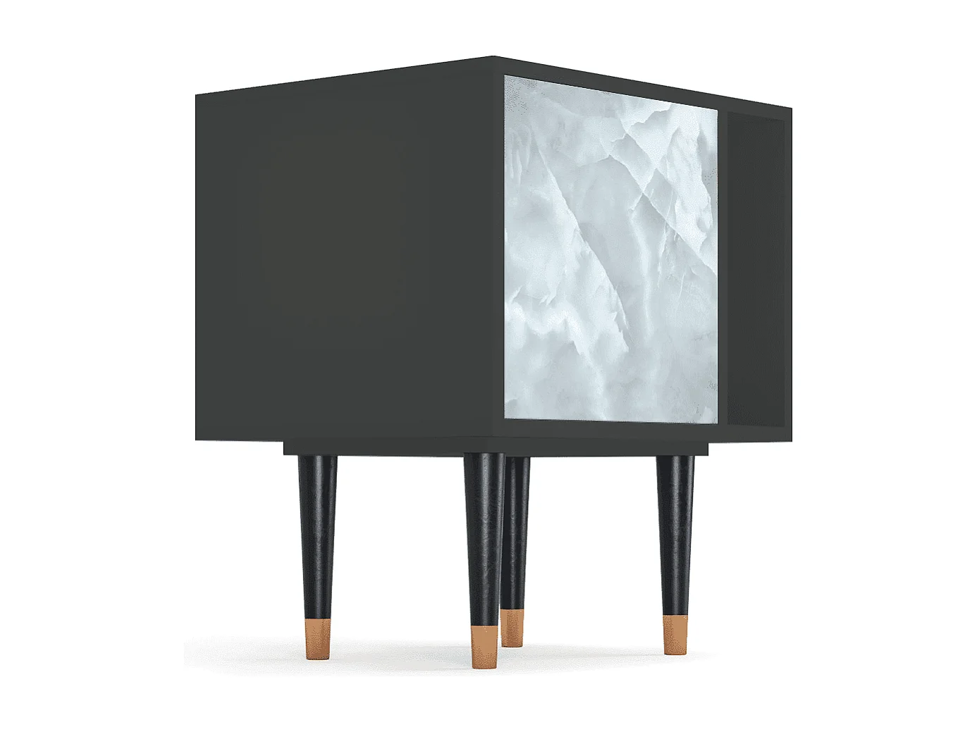 Table de nuit - 57х69х48 cm - S2 - The Onyx, Anthracite