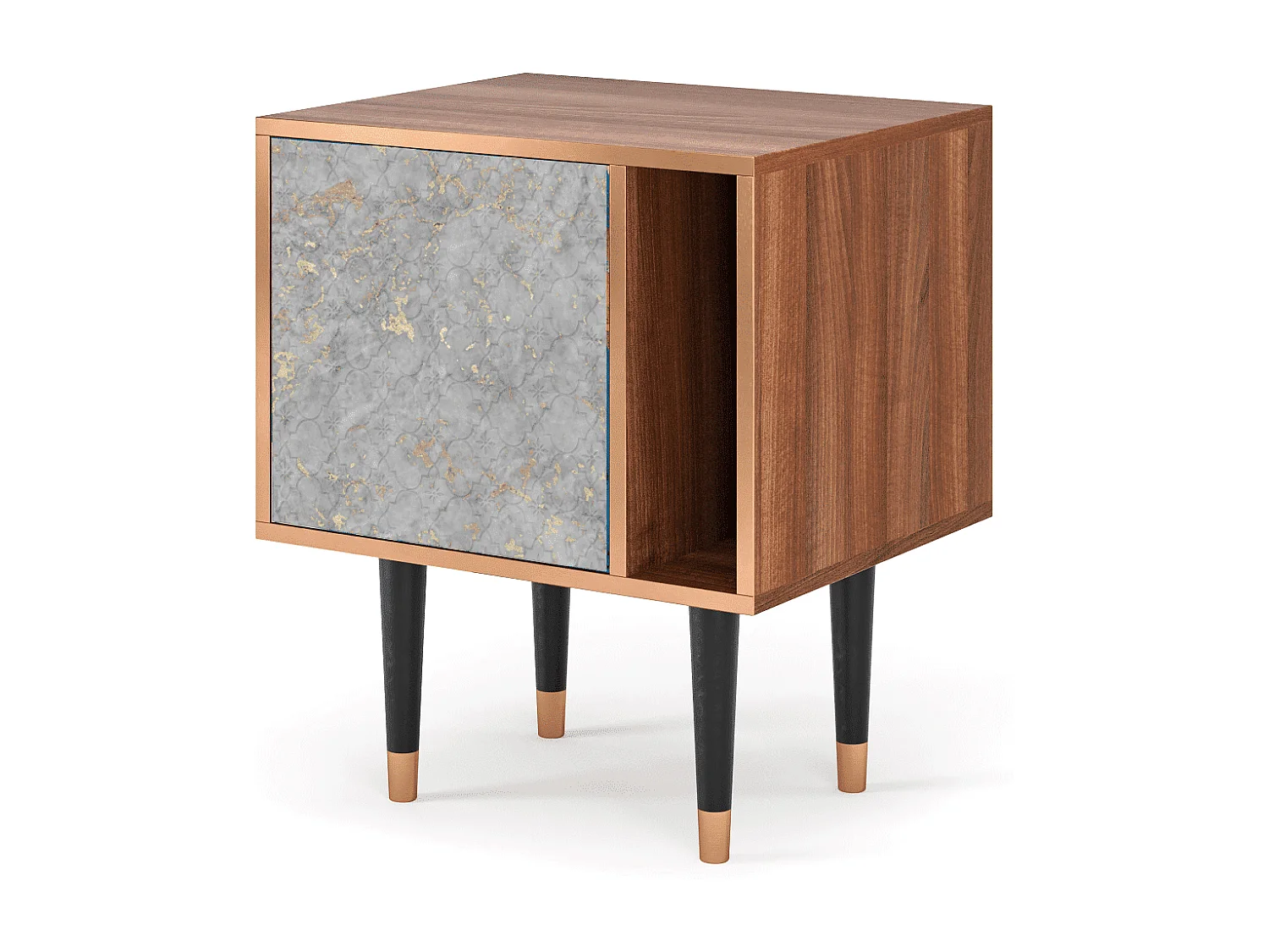 Table de nuit - 57х69х48 cm - S2 - Mariana Trench, Noyer