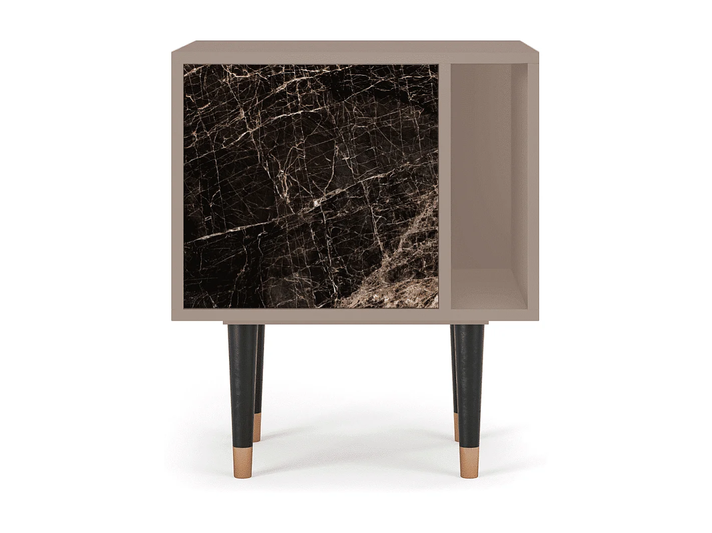 Table de nuit - 57х69х48 cm - S2 - Night Abyss, Latte