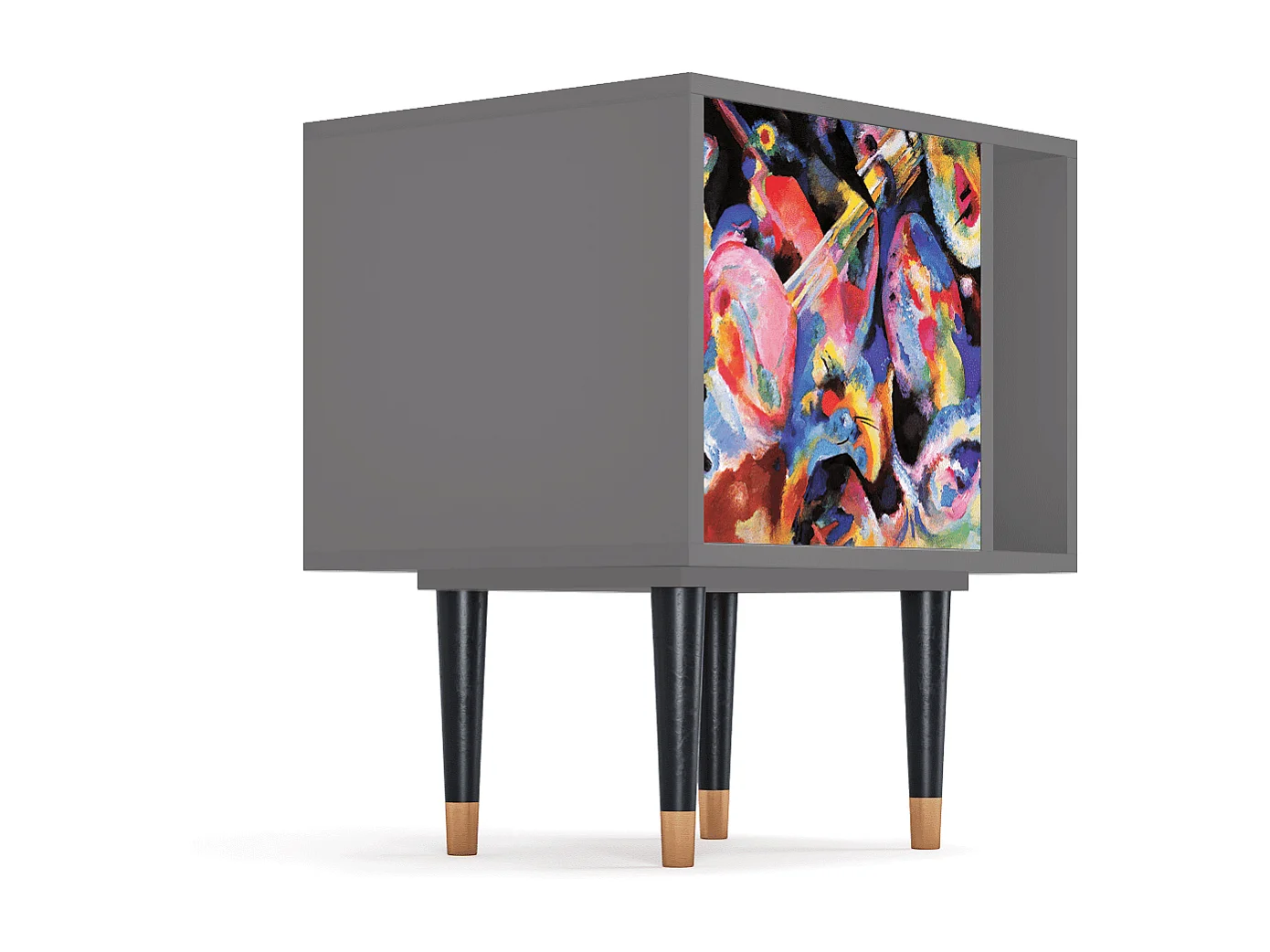 Mesita de noche - 57х69х48 cm - S2 - Kandinsky, Gris