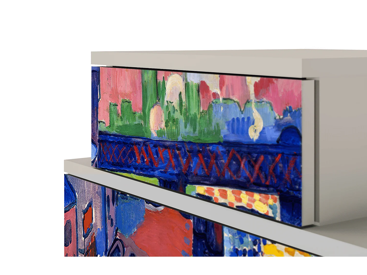 Nachtkastje - 58х58х41 cm - NS1 - Charing Cross Bridge, Zand