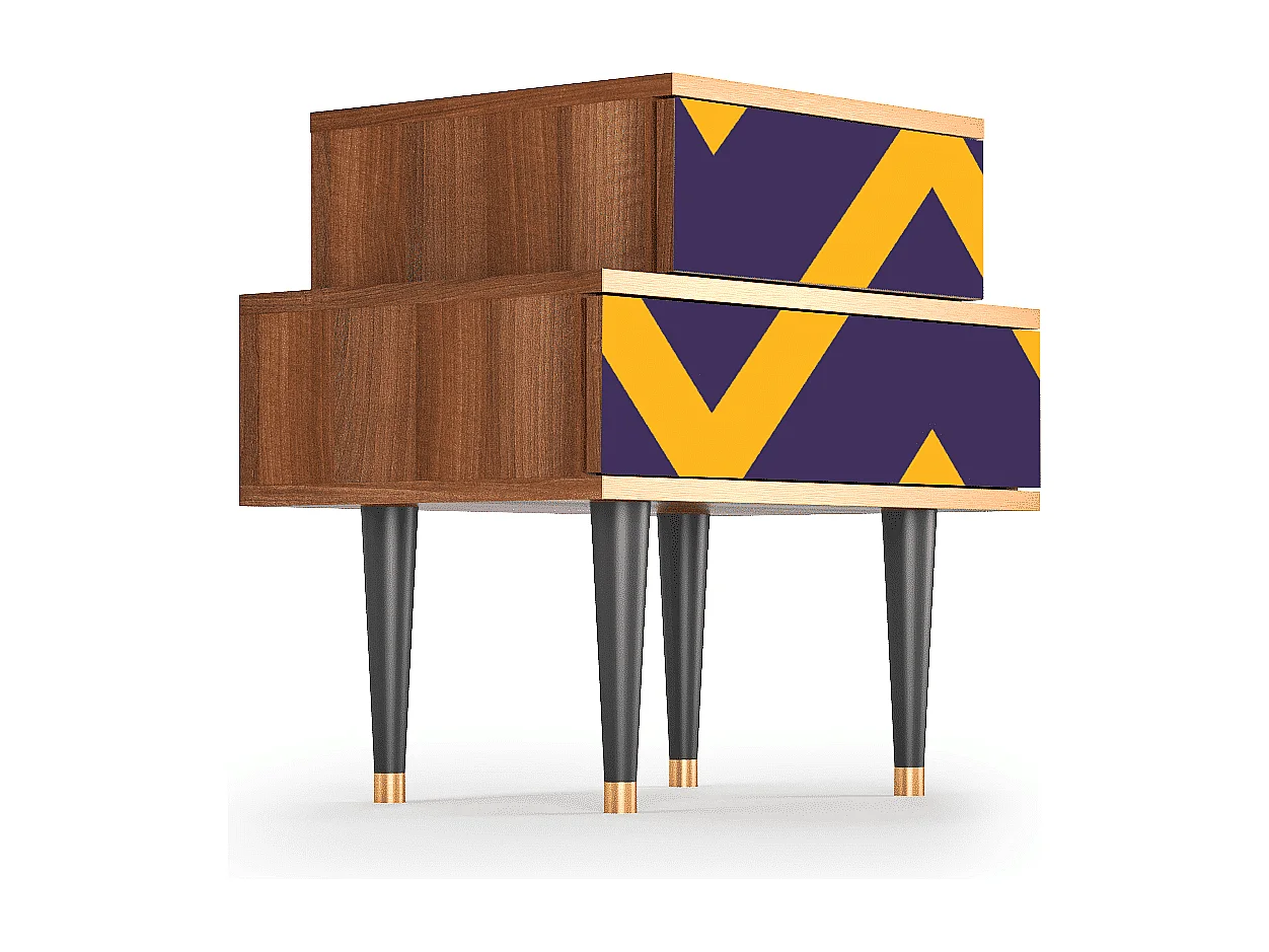 Nachttisch - 58х58х41 cm - NS1 - The Brightest Way, Walnuss