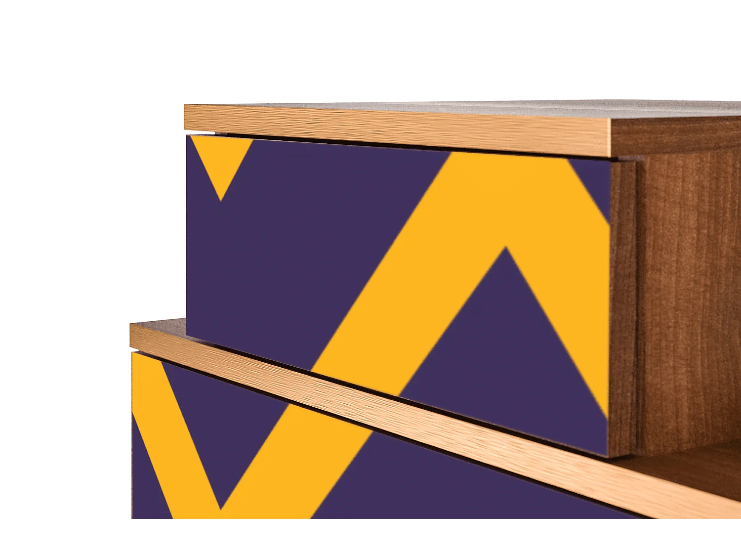 Nachttisch - 58х58х41 cm - NS1 - The Brightest Way, Walnuss